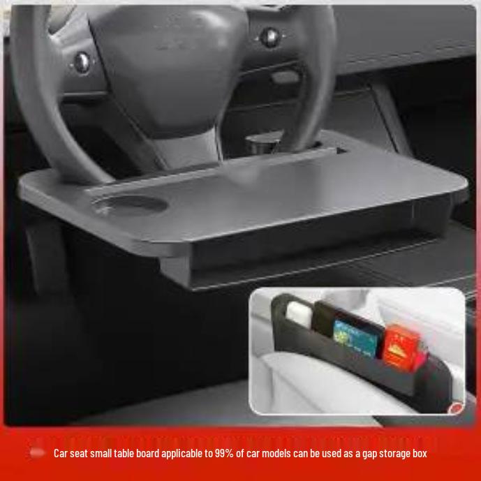 Skládací stůl do auta pro Tesla Model 3/Y: Stůl pro stolování a práci v první řadě