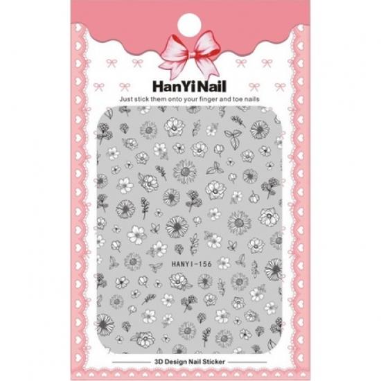 Sunflowers Flowers Thin Nail Stickers Decals Nail Decoration Nail Art Design