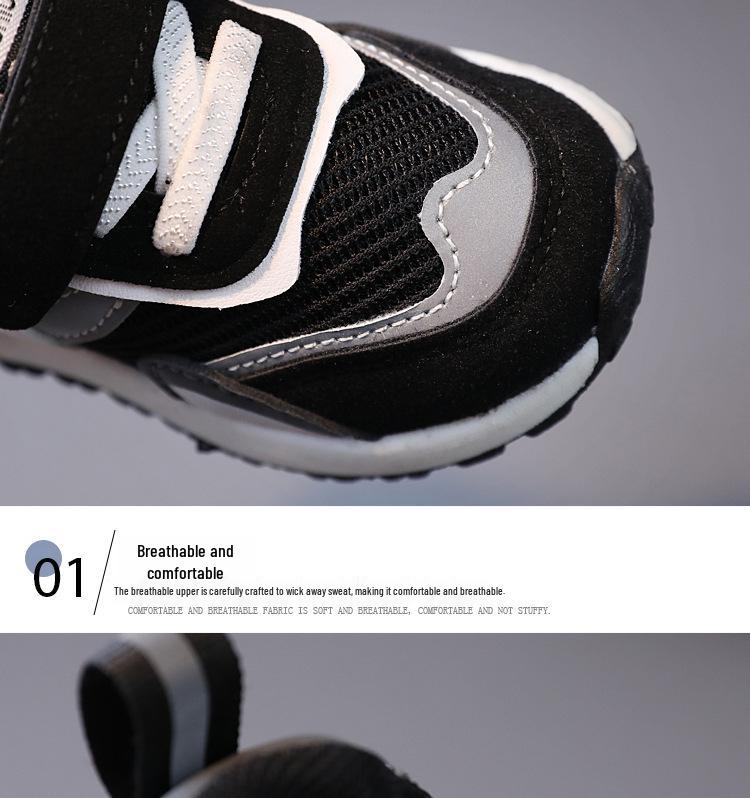 2023 Autumn Kids' Sports Mesh Shoes for Boys and Girls, Ages 1-6