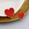 Unique Heart Shaped Brooch For Couples And Friend Crafted From Sturdy Alloy