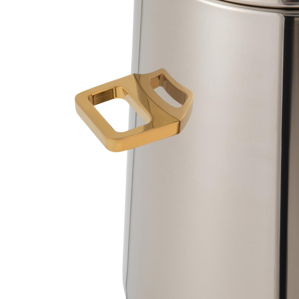 3.5 Gallon Hot Beverage Dispenser, Stainless Steel Coffee Urn Chafer, Hot Drinks Dispenser for Milk Coffee Tea Water Juice