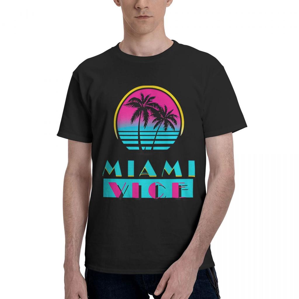 Miami Vice Kolekce 100% Bavlna Ležérní Prodyšné Pohodlné Oblečení Designové Oblečení Muži Pánské Oblečení