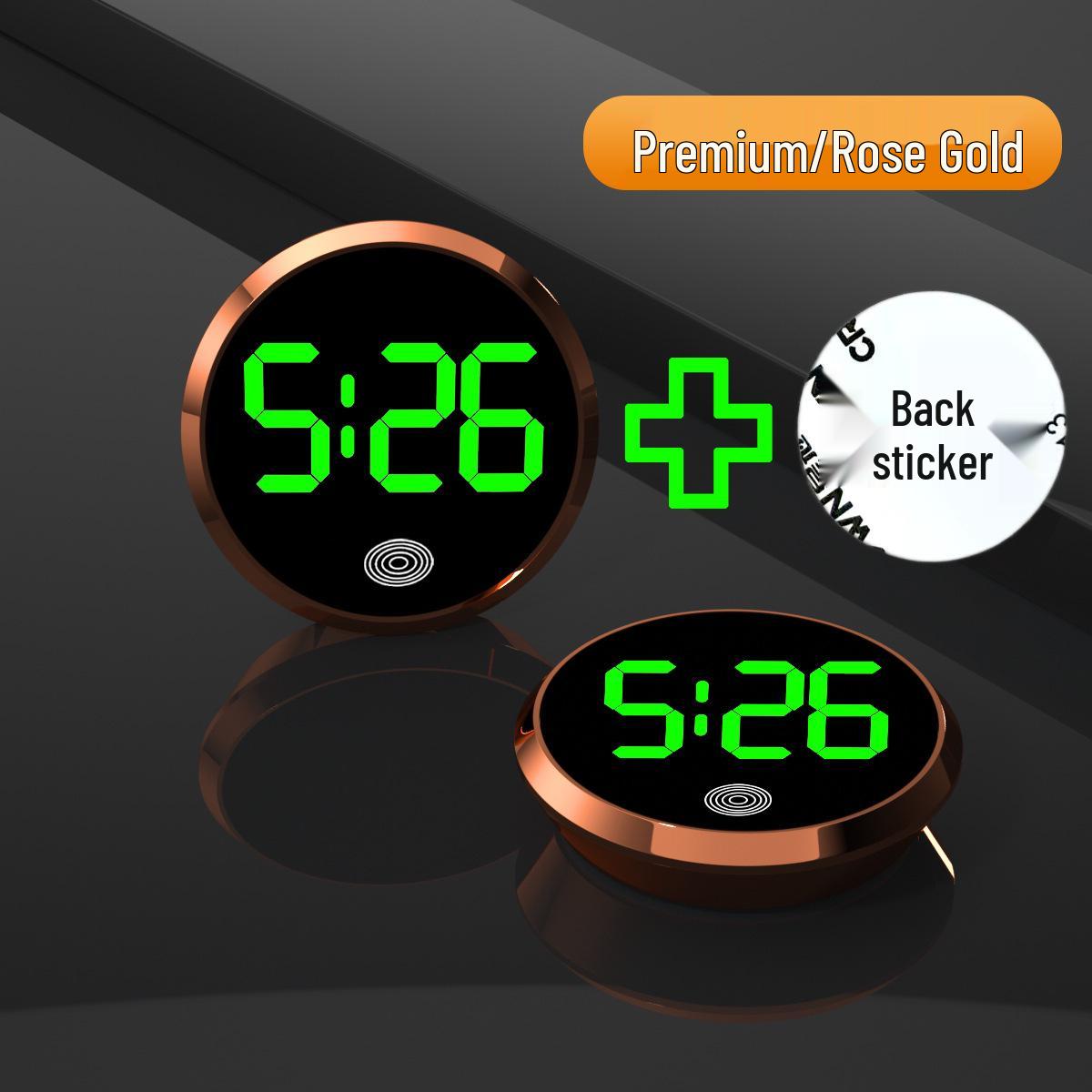 

Модные сенсорные светящиеся светодиодные часы из сплава для автомобиля