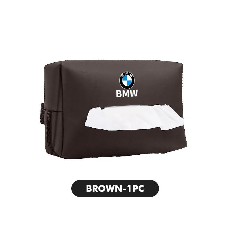 Car Paper Towel Bag Headrest Decor Tissue Seat Back Paper Box For BMW G30 G20 M3 M5 E91 E92 E93 E36 E70 X3 X4 X5 X1 E39 F30