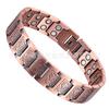 Adjustable Vintage-Style Pure Copper Bracelet Men Geometric Retro Design Handcrafted Jewelry