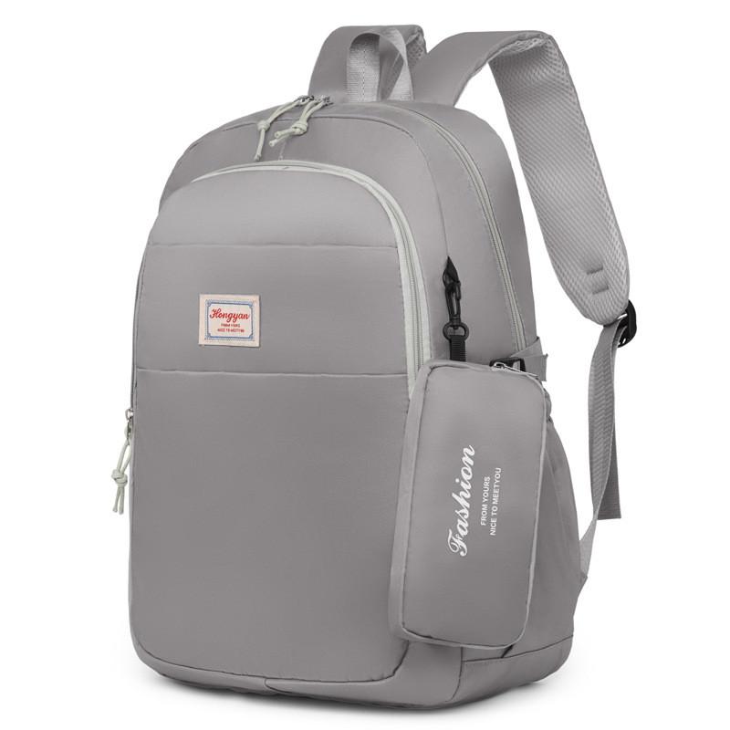 Student Backpack Large Capacity Waterproof Nylon School Bag With Reinforced Locking For Middle School Girls And Boys