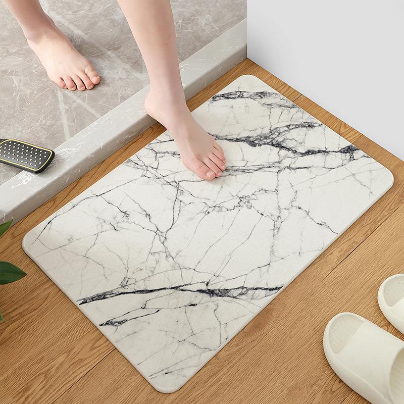 Sam, the Same Diatom Mud Floor Mat, Hard Bathroom Floor Mat, Toilet Door Floor Mat, Toilet Diatomite Quick-drying Non-slip