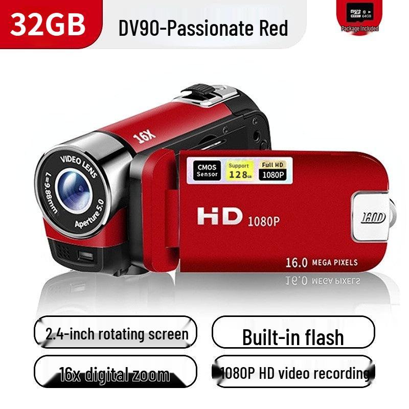 DV90 Digital Camera - 16MP HD Photo & Video Camcorder, Ideal Gift for Adults