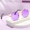 Vintage Star Octagonal Polygon Jelly Sunglasses Men And Women Marine Sunglasses