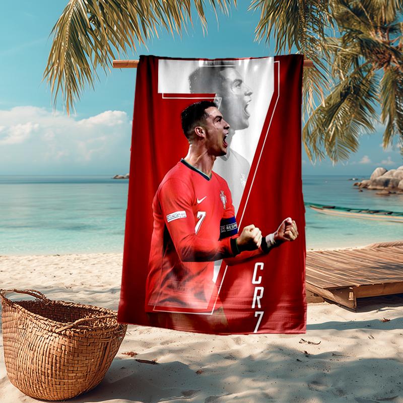 CRF 7 Fashion Beach Towel: Ideal for Summer Adventures, Soft, absorbent and quick drying, suitable for swimming and bathing
