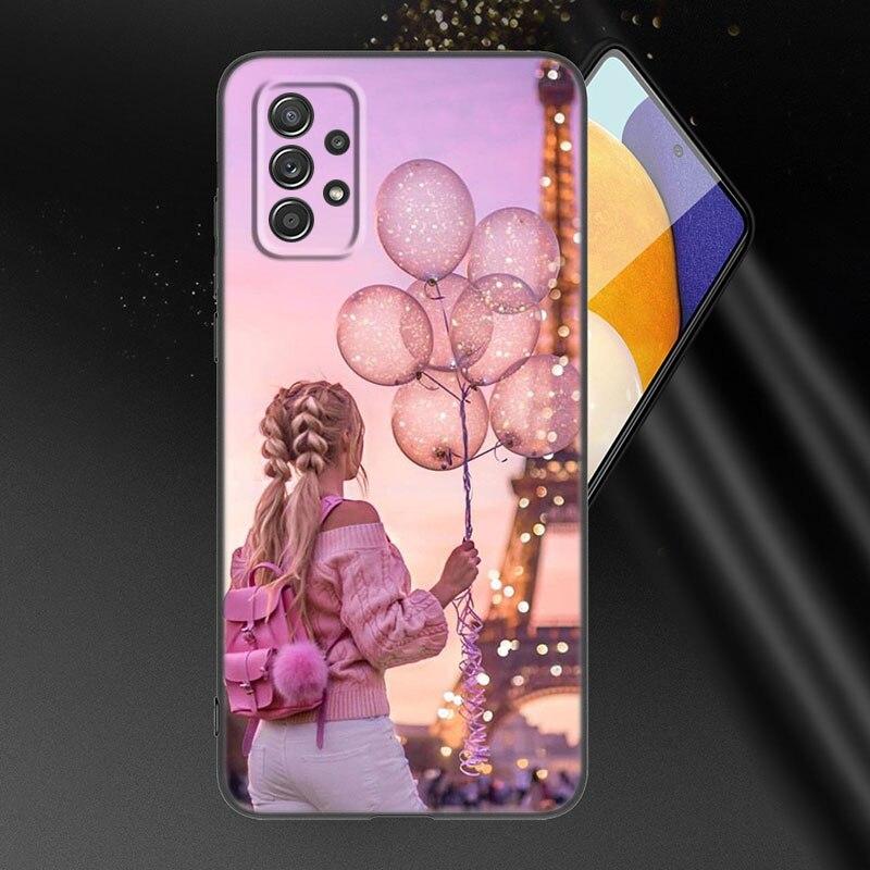 Paris Eiffiel Tower Phone Case For Samsung Galaxy A21 A30 A50 A52 S A13 A22 A32 4G A23 A33 A53 A73 5G A12 A31 A51 A70 A71 A72