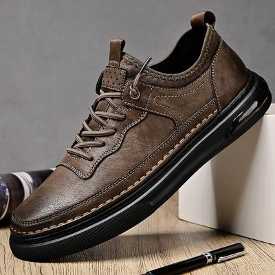 Fashion New Handmade Leather Men's Casual Shoes Designer Outdoor Shoes for Men Walking Sneakers High Quality Sport Shoes Zapatos Hombre