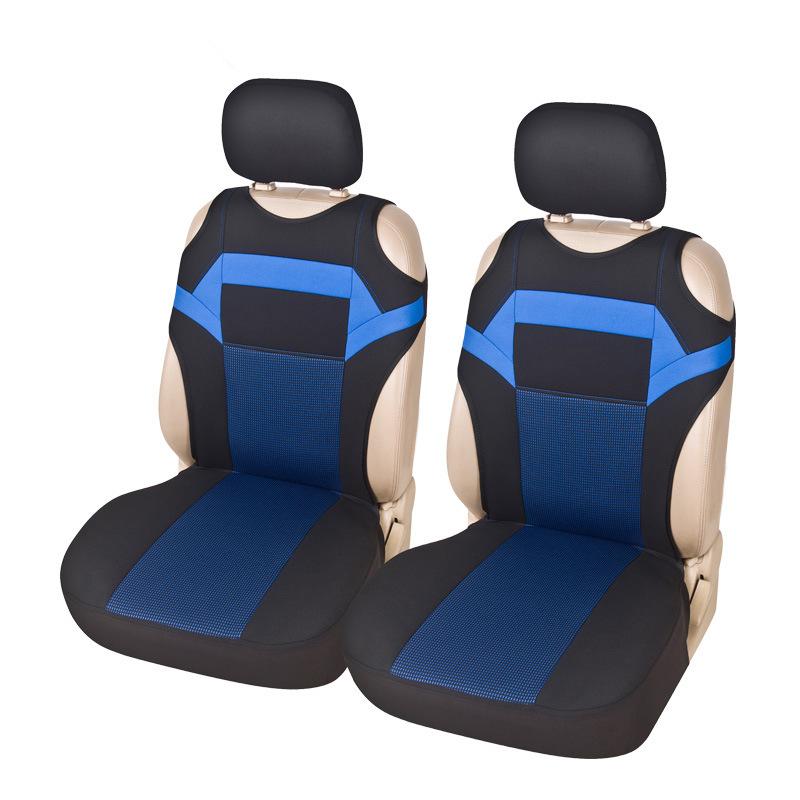 Funda de asiento de lujo estilo chaleco para 2 asientos, juego completo universal, fundas para asientos de coche, decoración de asientos, funda para asiento trasero y delantero, funda protectora para cojín de coche