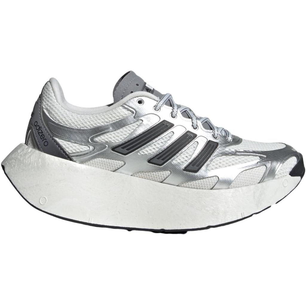 Adidas Adizero Aruku J Silver Metallic White Kids Sneakers Crystal-White Grey-Three JR1203
