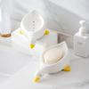 Storage Tray Soap Box Yellow Duck Shape Soap  Holders Creative Soap Dishes  Kitchen