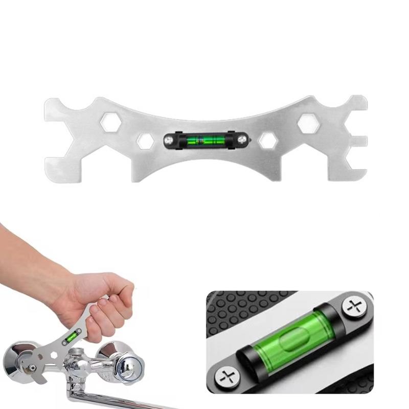 Stainless Steel  And Cold Water Pipe Leveler With Bubble Level Indicator,Tools, Faucet/Shower/Water Heater/Pipe Leveling Tool