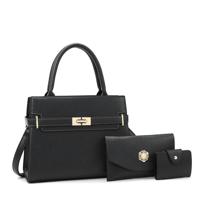 

Multi-Piece Set, Mother And Child Bag, Women S Trend Retro Shoulder Messenger Bag, Portable Fashion Women S Bag чорний