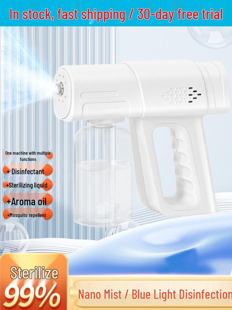 Electric Handheld Nano Blue Light Disinfection Sprayer K95 Basic: 6-Lamp Blue Light Spray 1200mAh