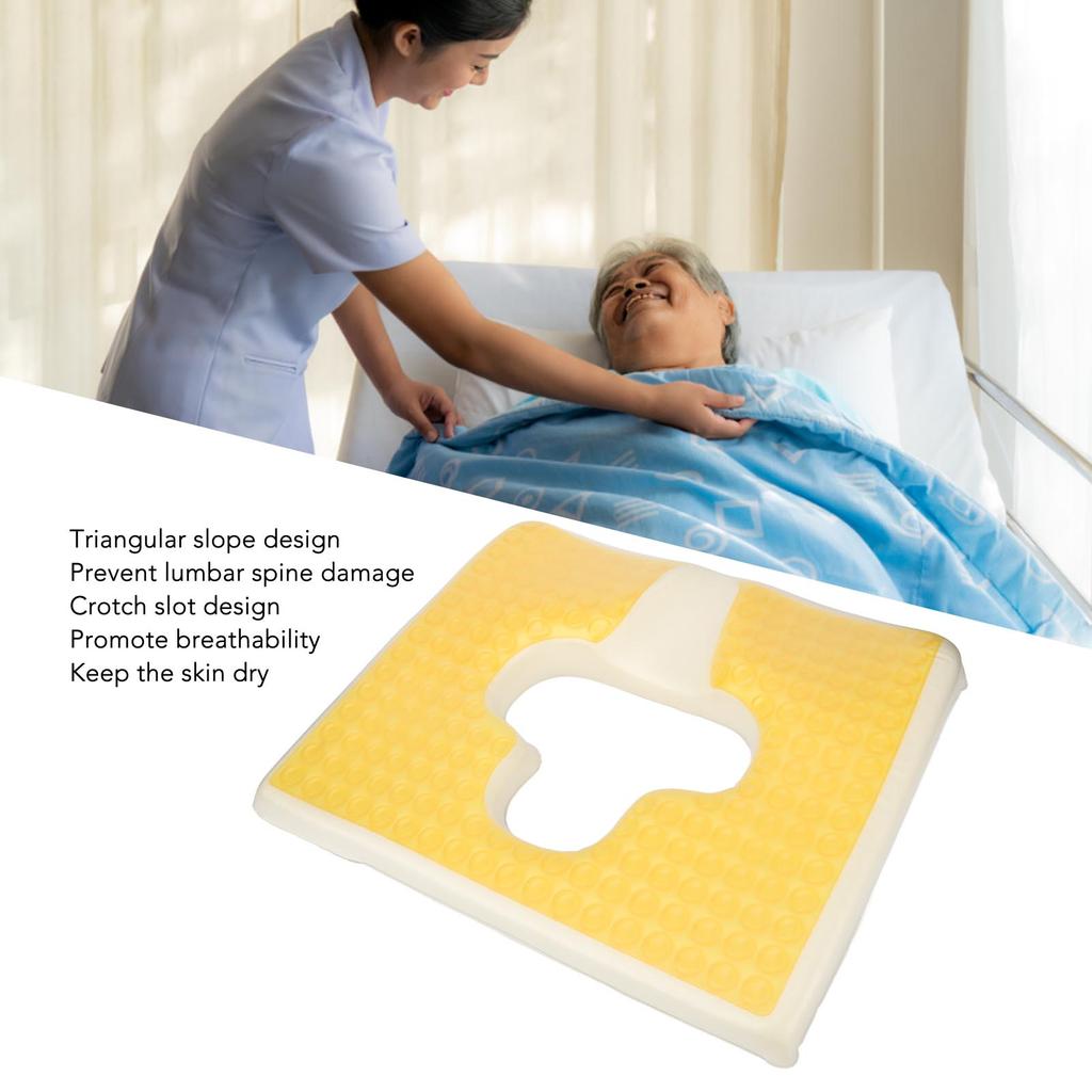 Sitting Pad Yellow Triangular Slope Design T Shaped Nursing Cushion