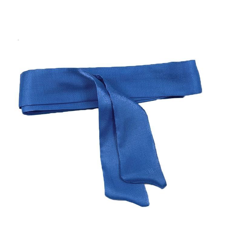 Shimmer Waist Belt Sash Scarf Lace up Ribbon Accessory