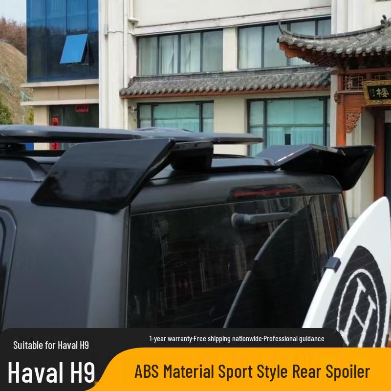 Compatible Haval H9 LED Taillight Spoiler - ABS Sport Style