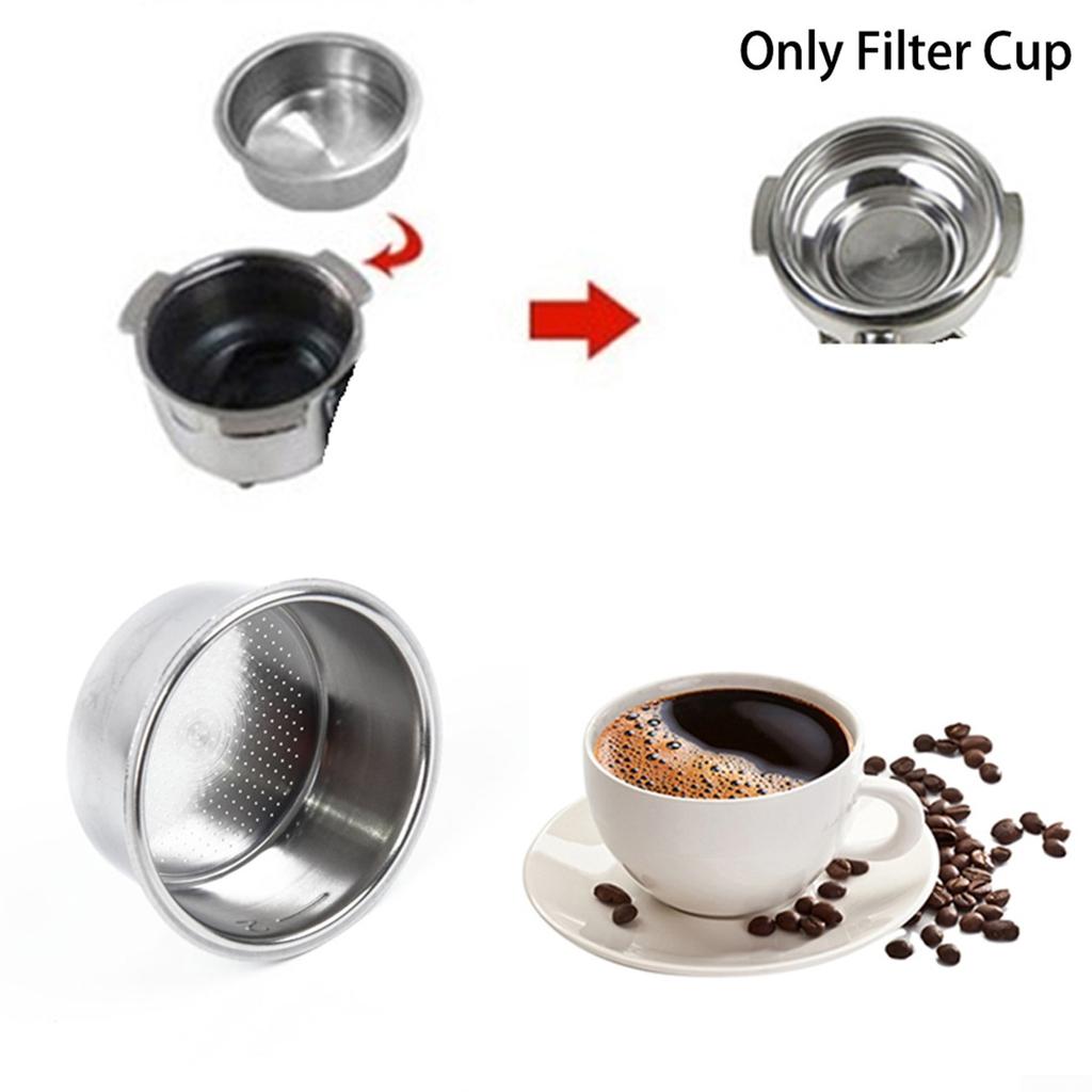 Titular de la cesta de filtro de 51mm que no presurizado para Breville Delonghi Krups Café 1pc Titular de la cesta de filtro de 51mm que no presurizado para Breville Delonghi Krups Café 1pc