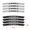 4Pcs Car Aluminum Emblem Wheel hub Rim Stickers Decoration Accessories For Mitsubishi 9 Ralliart ASX L200 Colt Outlander Pajero