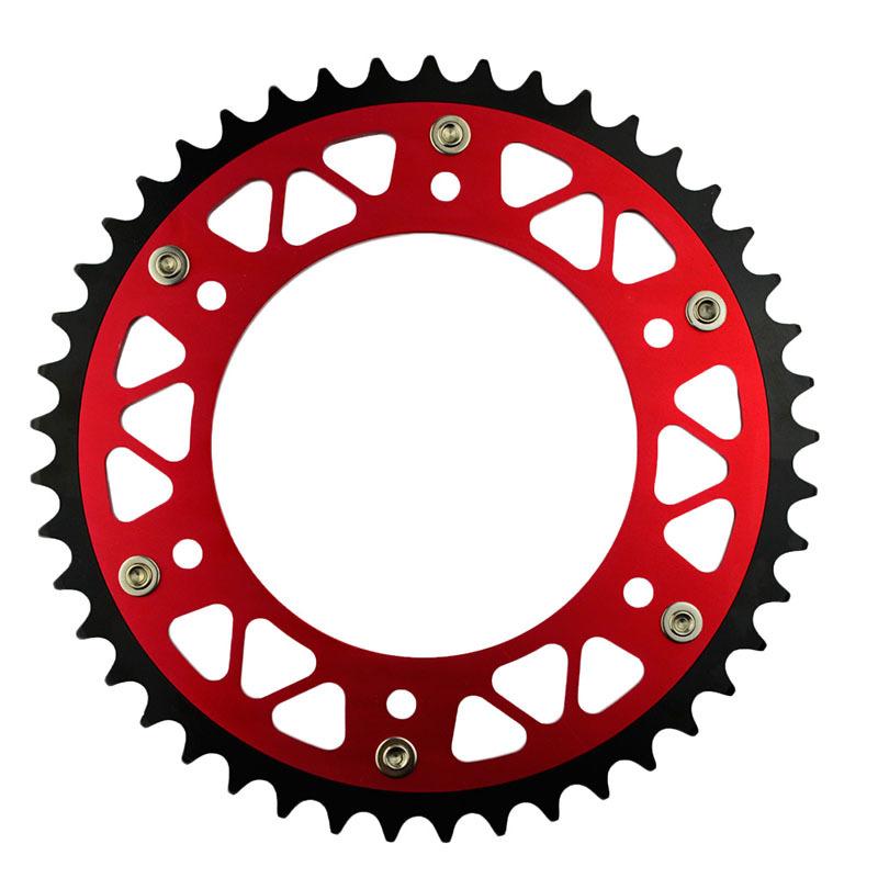 Motorcycle 45T - 52T Rear Sprocket For HONDA CRF450R CR500R XR400R XR250R XR650R CREF450X CRE250R CRE125R CRE F 250 R CRE450R
