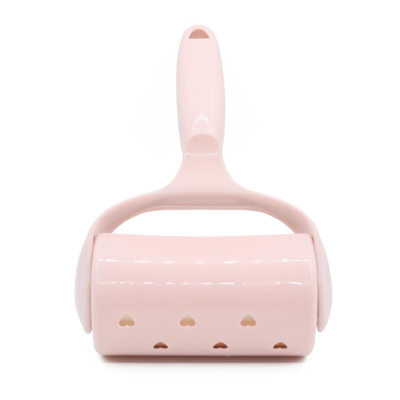 

T Detachable Sticky Hair Removal Cylinder Independently Produces Portable Sticky Clothes and Pet Sticky Hair Removal Roller розовый