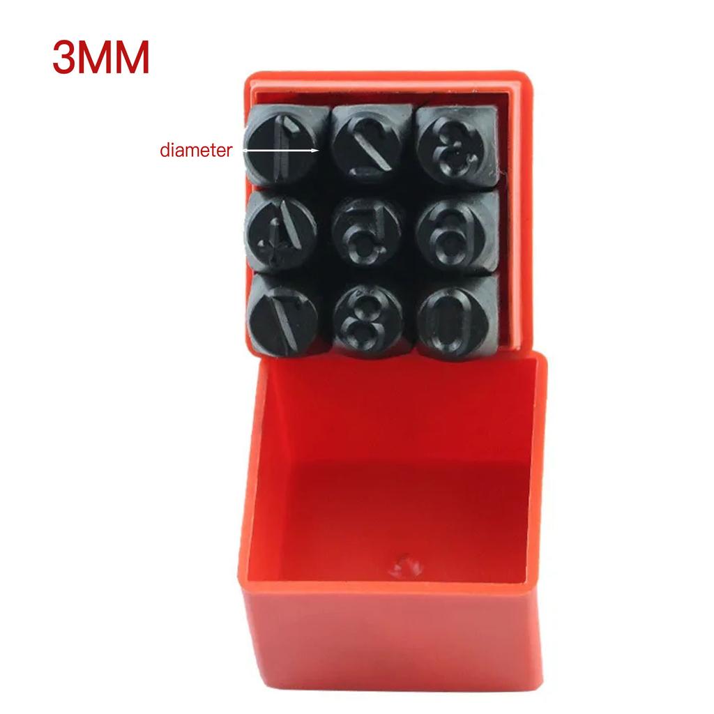 Digitální razítko s abecedou uhlíková ocel kůže kov LOGO razicí sada DIY šperky číslo písmeno razicí nástroje 2/2,5/3/4/5/6/8/10/12,5 mm