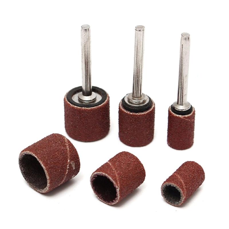 102/132Pcs Sanding Drums Kit Sand Bands Sand Mandrels Drum Woodworking Nail Drill Rotary Abrasive Tool