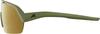 Sports Mirror Designed for Small Shield TURBO HR Olive Matte [Alpina] Sunglasses, Lens, Anti-Fog, Faces/Women, Design,