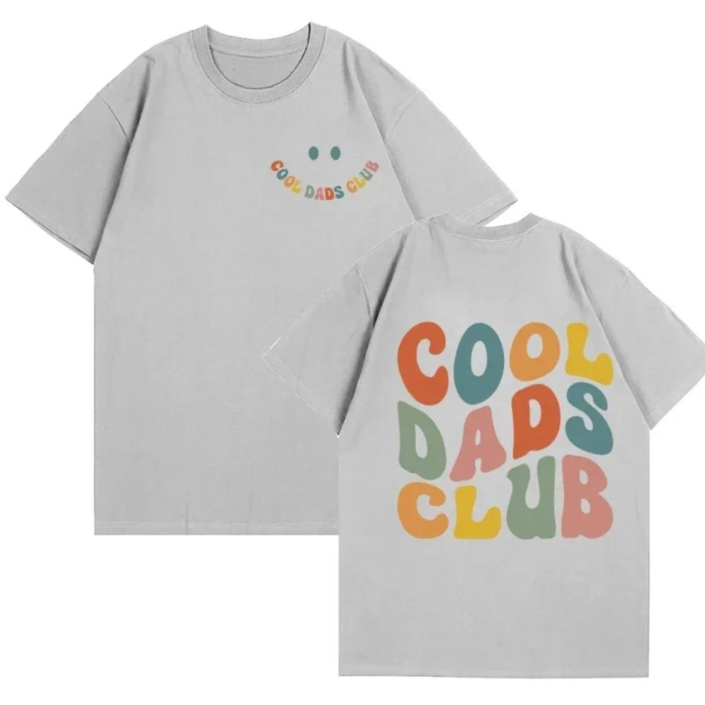 

2025 Cool Dad Club Short Sleeve Men s and Women s Cotton Couple Mountaineering Oversized Breathable Sports Short Sleeve 4XL