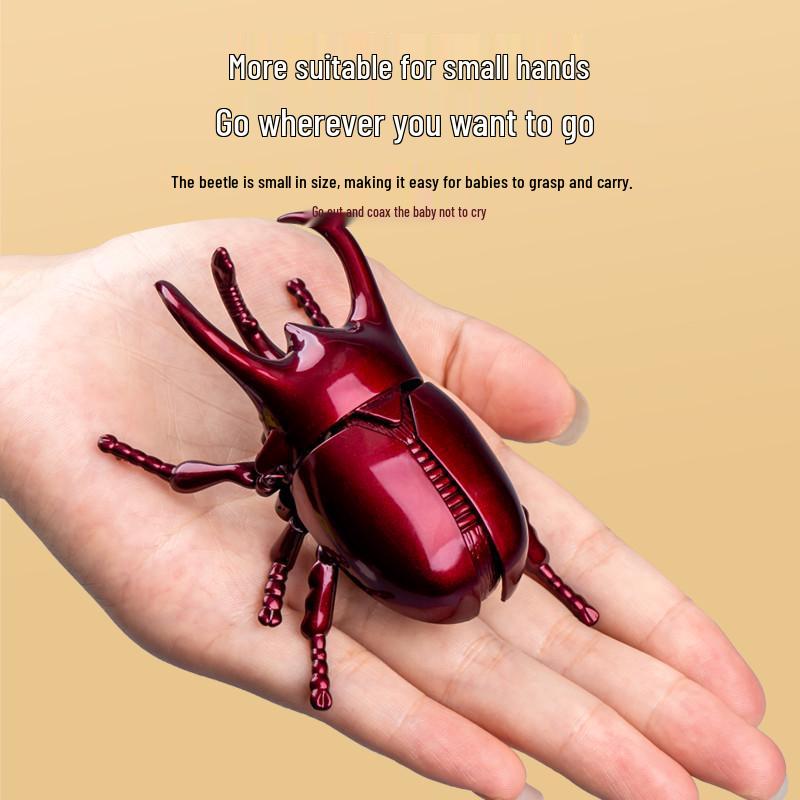 Creative Wind-Up Clockwork Beetle Toy: Crawling Prank Insect Model for Kids