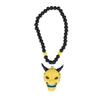 1Pc Hannya Helmet Car Accessories Charm Rear View Mirror Samurai Auto Ornament Japanese Oni Hanging Pendant