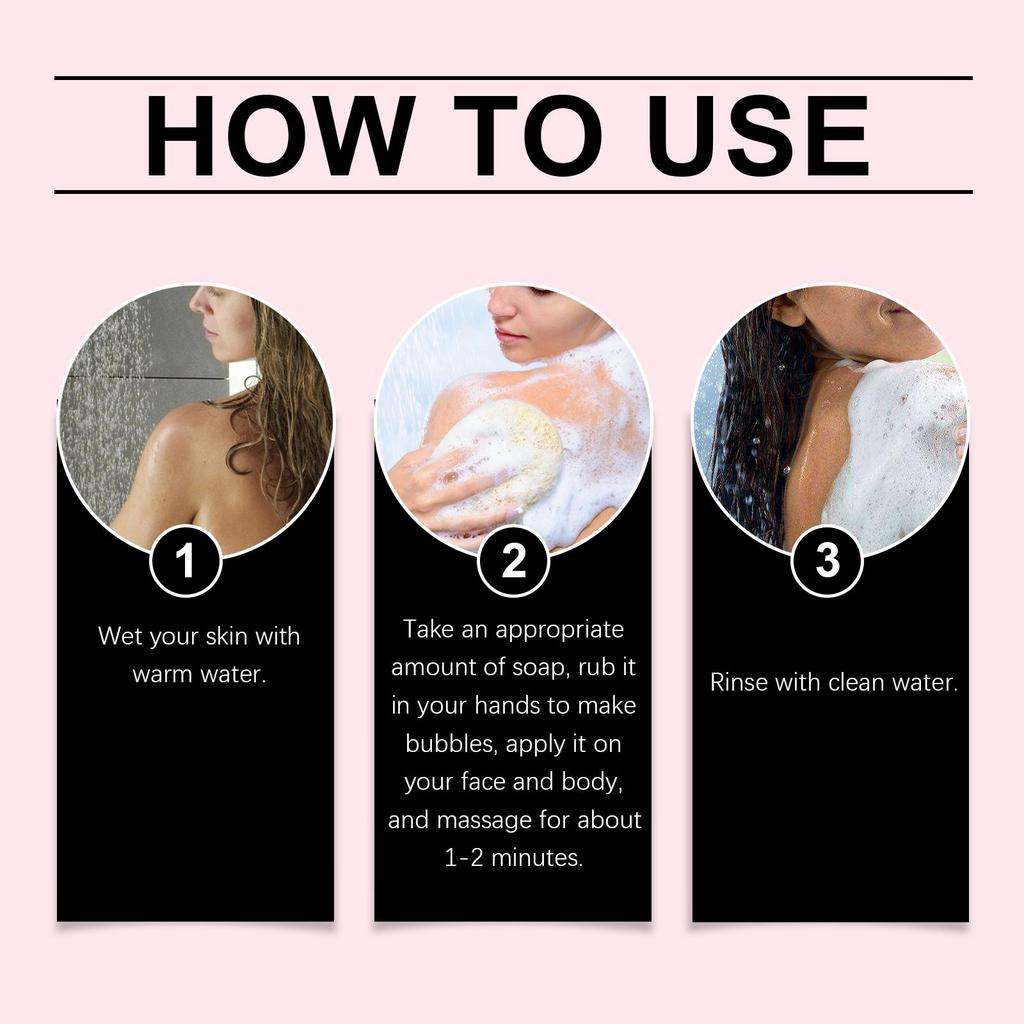 AMZ Milchseife 70g - Sanfte Reinigung, Aufhellung, Glättung und Weichmachung - Feuchtigkeitsspendende Badeseife