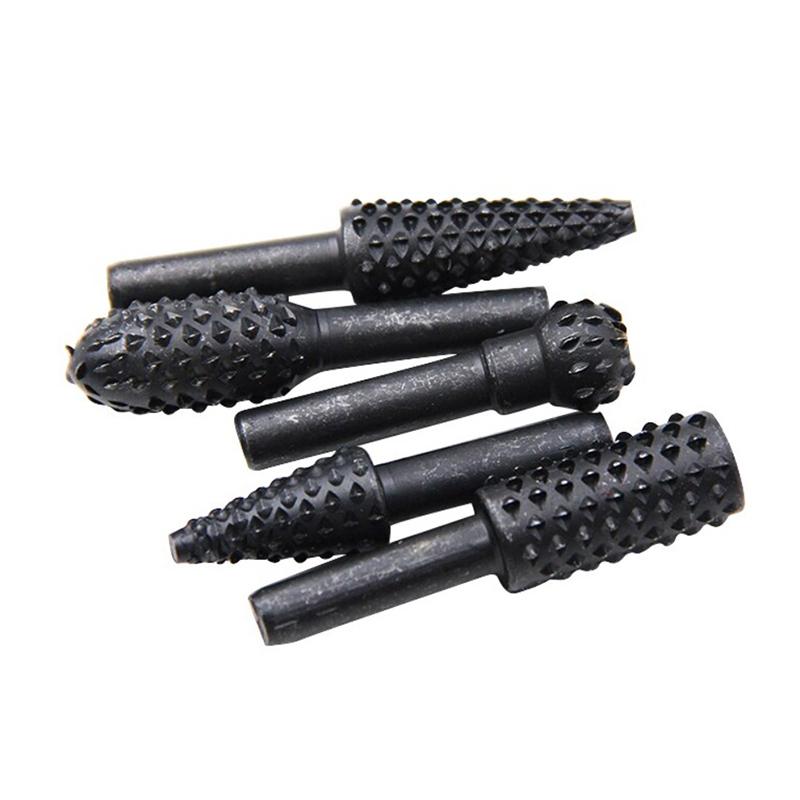 5 יחידות/סט פצירות גילוף עץ מקדחות קבצים רוטריים כלי שיוף חיתוך חריטה הסרת שבבים עיצוב חריצים לעיבוד עץ