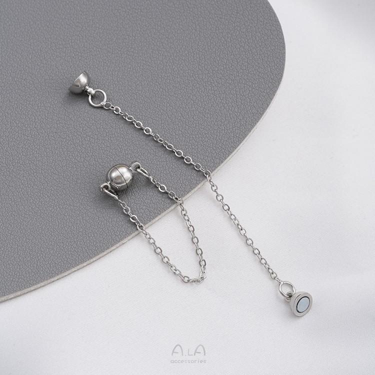 14k Gold-Filled Anti-Fall Magnetverschluss Armband/Halskette mit O-Kettengliedern