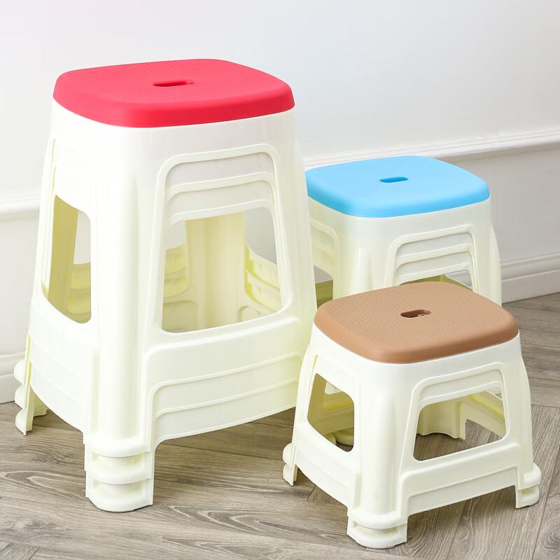 HUIHUADU Duży Pogrubiony Antypoślizgowy Plastikowy Stołek