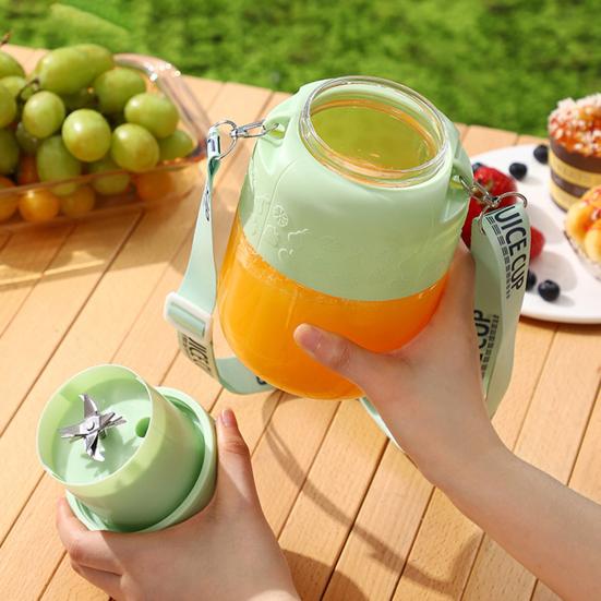 Mini Cordless Juicer Cup 10-Blade Portable Smoothie Maker Rechargeable Drinking Blender for Fruits Protein Shakes