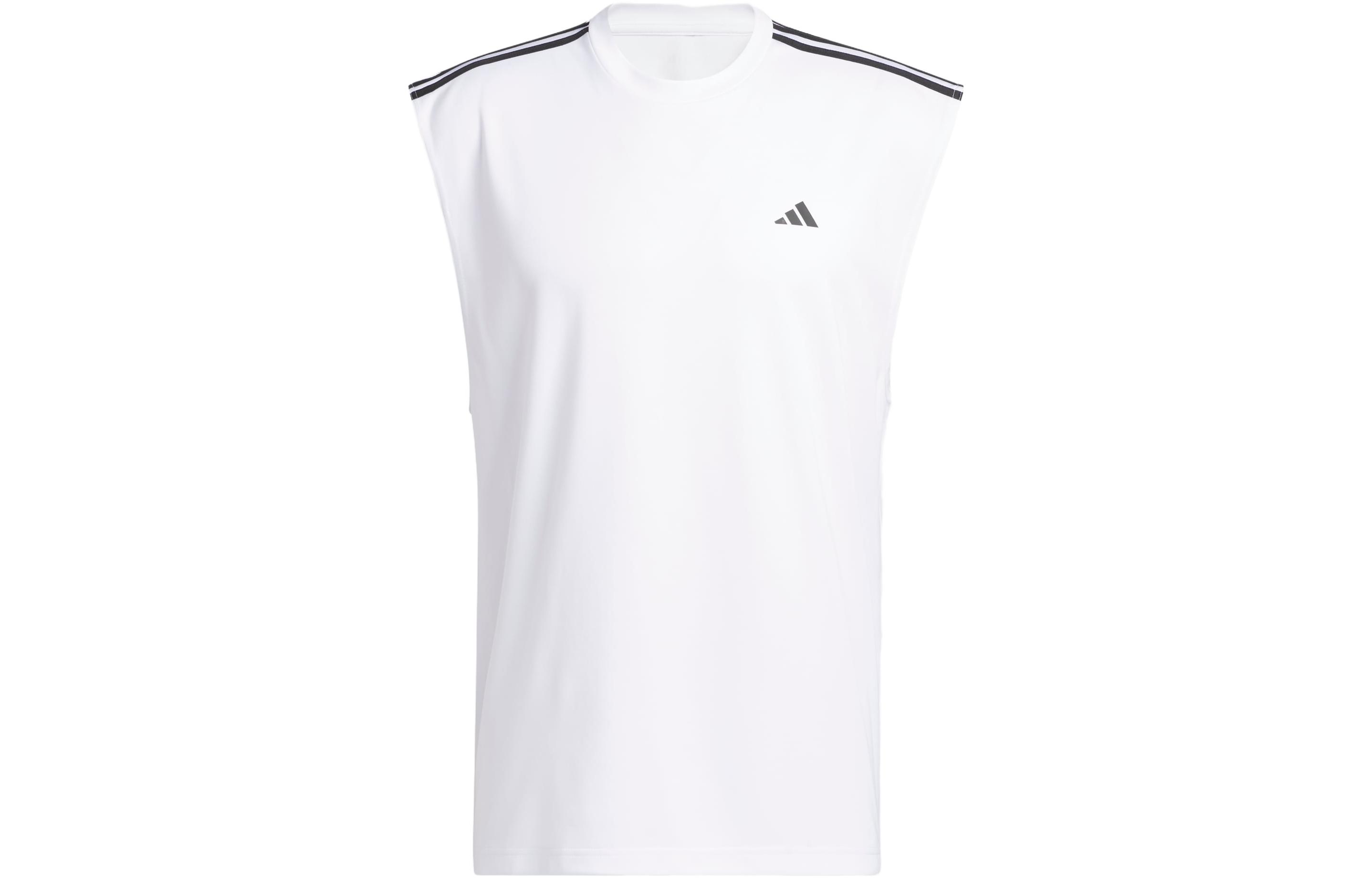 Adidas Tank Tops Men s White Crew Neck Moderate Straight Fit IC2468 XXL