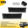 For GMC K5 Jimmy Suburban 1981-1991 Smoked Side Marker Bumper Lights Housings EA