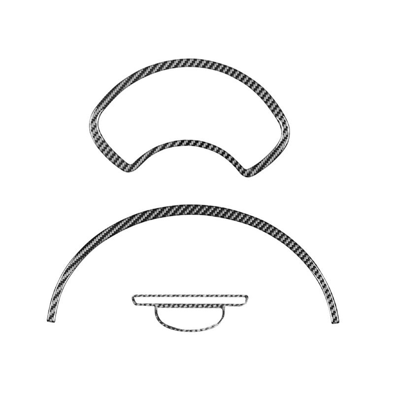 Speedometer Frame Sticker +Air Outlet Trim For Mini Cooper Hardtop R56 Clubman R55 Convertible R57 Carbon Fiber Stickers Carbon Fiber Pattern