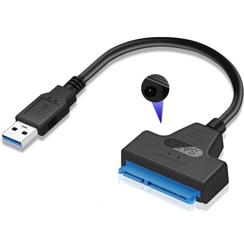 2.5" 3.5" USB 3.0 To Sata 3 Adapter Cable USB3.0 Hard Drive Converter Cable For Samsung Seagate WD 2.5 3.5 inch HDD SSD