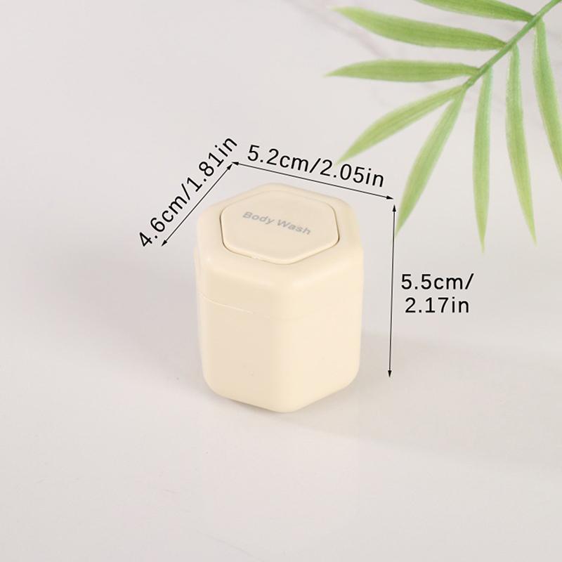 2/3Pcs Travel Container Magnetic Storage With Lids Cosmetic Dispenser Stacking Design Bottle For Face Cream Sunscreen Organizer