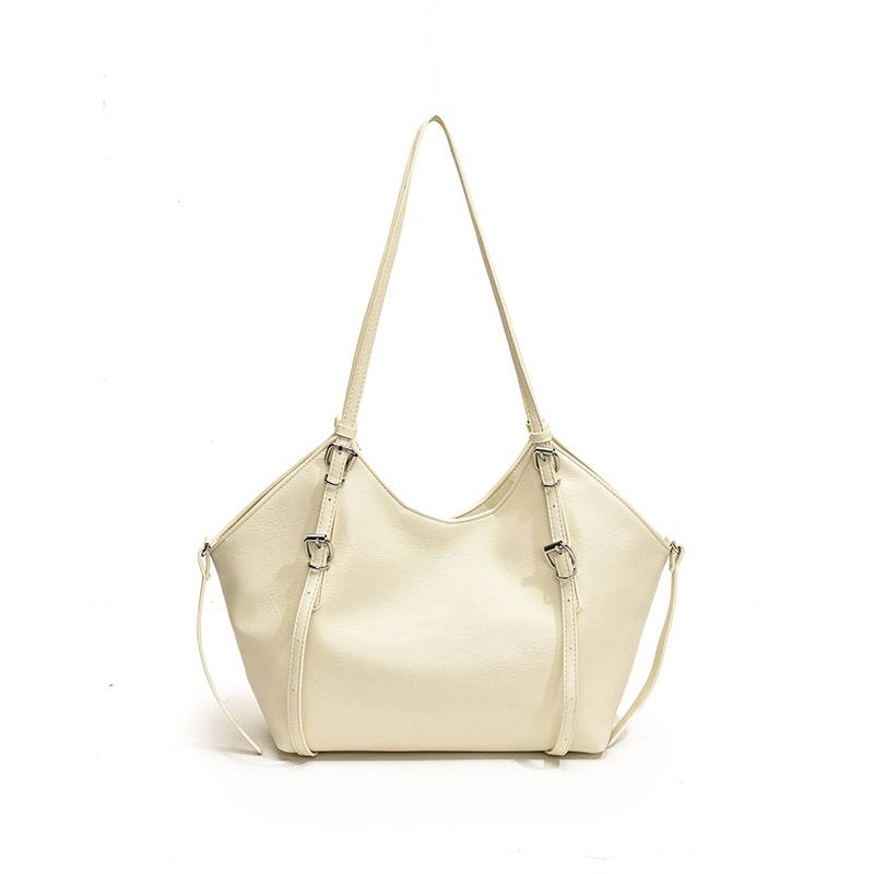 

Большая сумка для поездок на работу, новая сумка подмышку, сумка-тоут большой вместимости, сумка на плечо, повседневная женская сумка белый