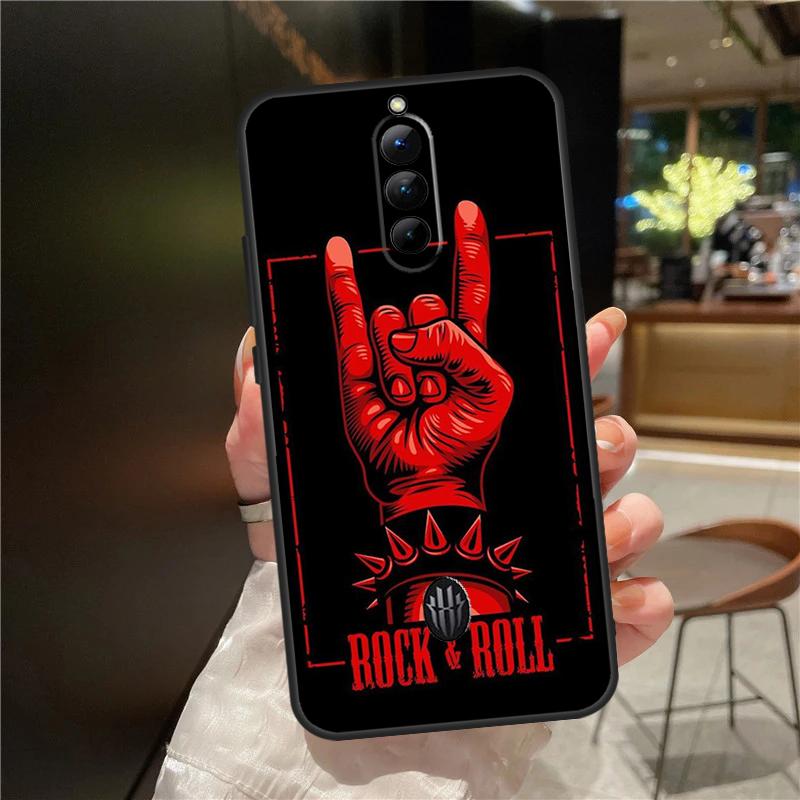 Rock and Roll Skull Case For ZTE Nubia Red Magic 8 8S 9 9S 10 10S 11 Pro Plus 6 7 6S 7S For RedMagic 10 Air Cover