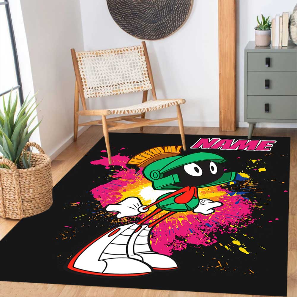 Warnermedia Customize your name rug, office chair cushion, home bedroom living room gift.