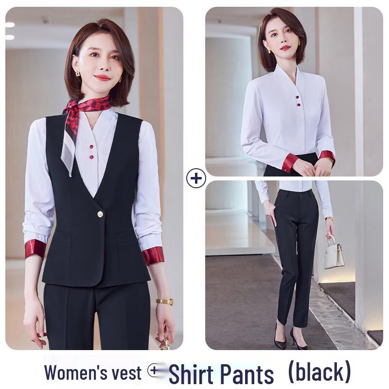 Women's Professional Vest Suit Uniform