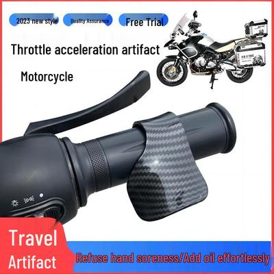 Electric Motorcycle Throttle Booster Grips with Cruise Control Assist